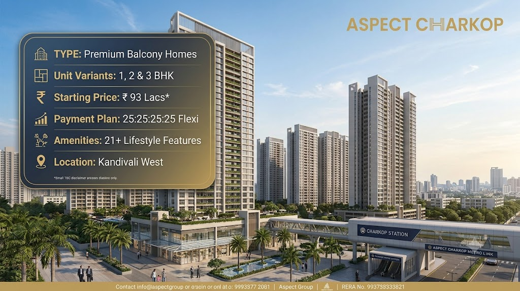 Aspect Charkop - Premium Apartments in Kandivali West Mumbai